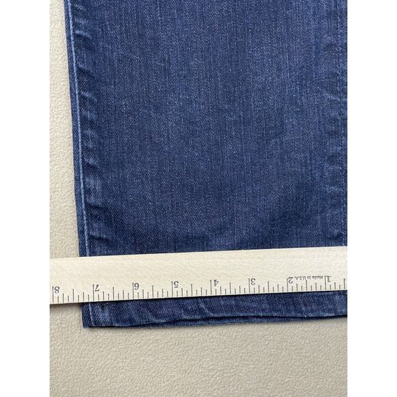 7 For All Mankind Jeans Mens 33 Blue The Straight Denim Casual Workwear Adult - Picture 7 of 14